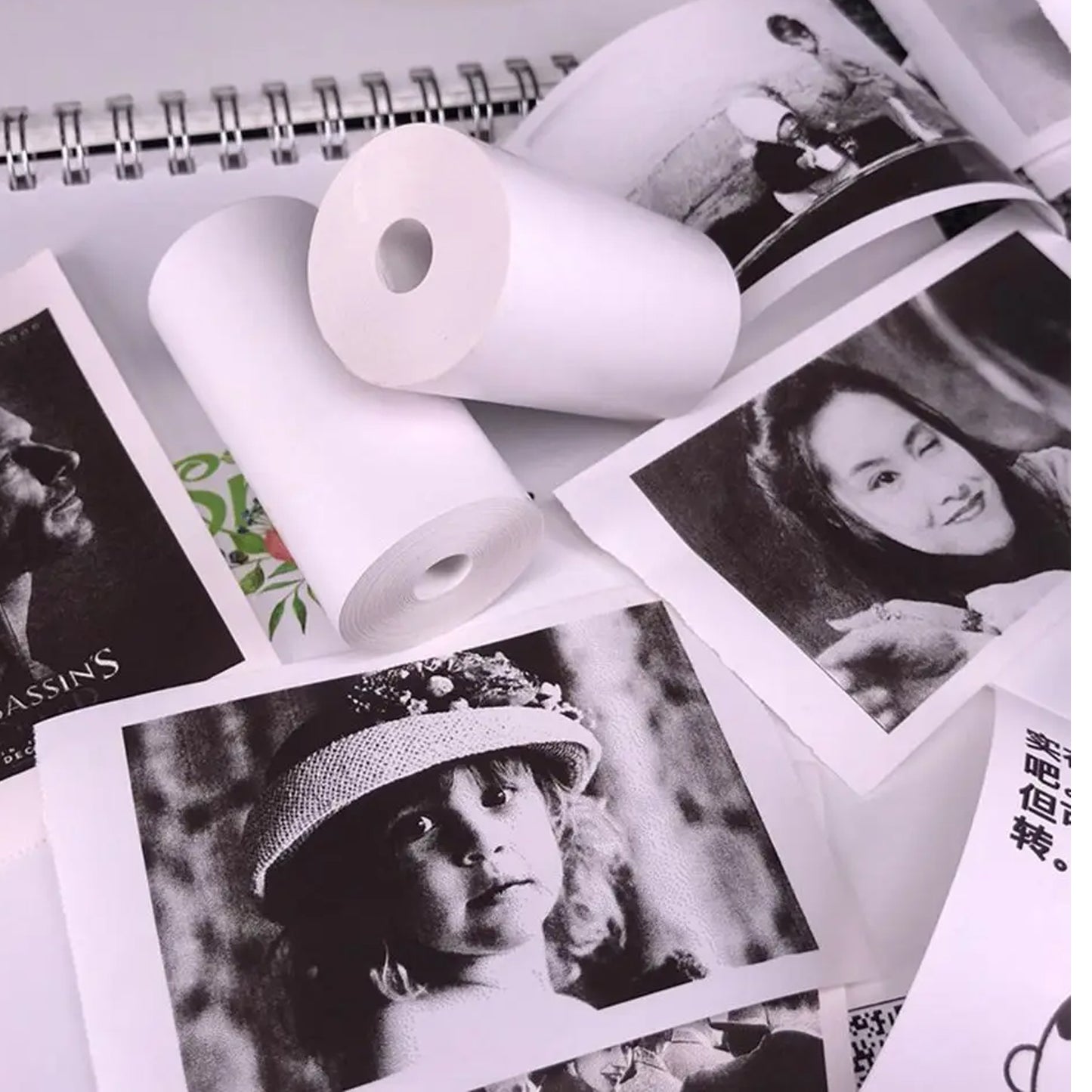 Thermal Printer Paper Roll β Clear, Fade-Resistant, Inkless Printing for Mini Portable Printers (1 Pc)