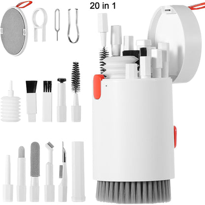 20-in-1 Gadget Cleaning Kit – All-in-One Multi-Tool for Keyboard, Laptop, AirPods & Screens