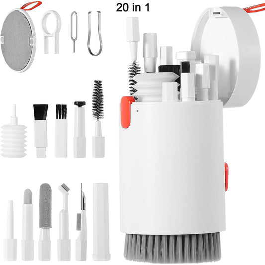 20-in-1 Gadget Cleaning Kit – All-in-One Multi-Tool for Keyboard, Laptop, AirPods & Screens