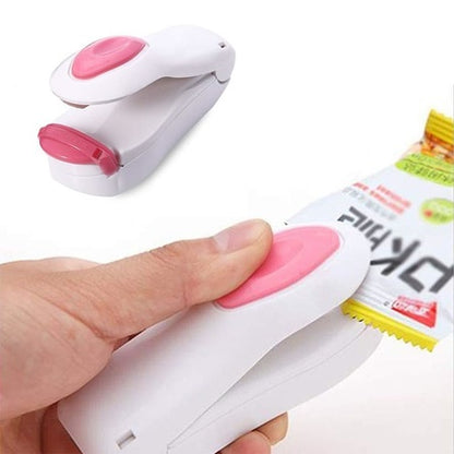 Handheld Mini Sealer – Portable Heat Sealing Machine for Food Storage, Travel & Cosmetics (Multi-Color)