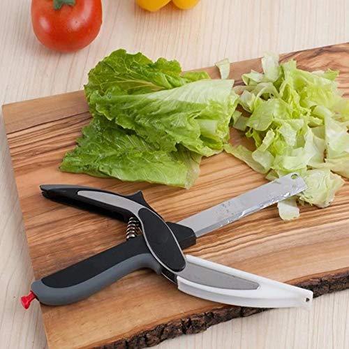4-in-1 Stainless Steel Clever Cutter | Kitchen Chopper, Slicer, Peeler & Bottle Opener