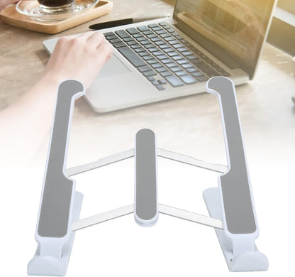 7-Level Adjustable Laptop Stand with Foldable Legs | Ergonomic Portable Holder for Desk, Home, Office
