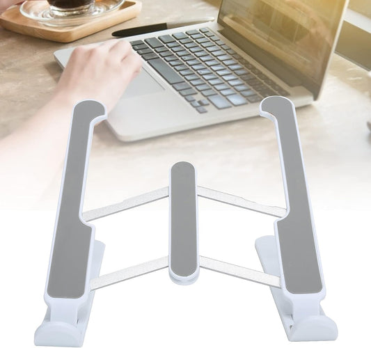 7-Level Adjustable Laptop Stand with Foldable Legs | Ergonomic Portable Holder for Desk, Home, Office