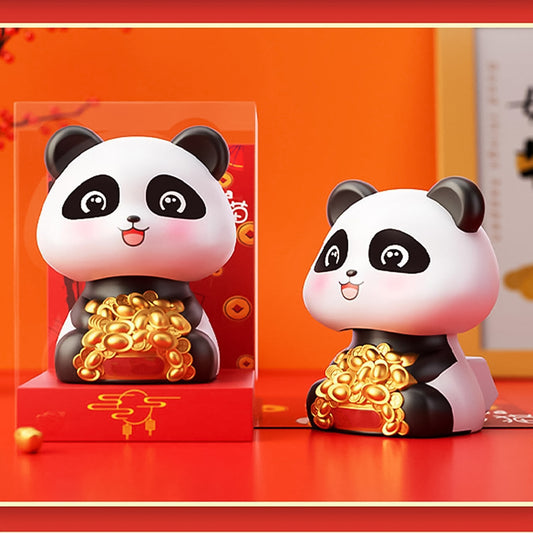 Solar Powered Dancing Panda Car Dashboard Toy – Cute Bobblehead Decoration for Car, Home & Office
