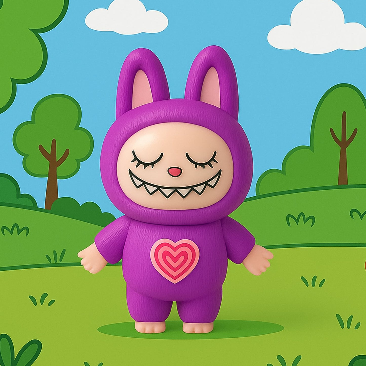 Face Changing Cartoon Character Keychain – Fun Expression Changing Doll Toy for Keys & Accessories (1 Pc)