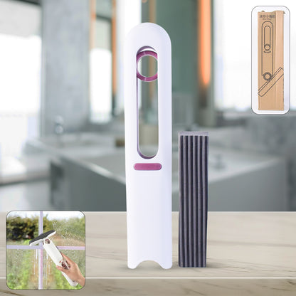 Portable Self-Squeeze Mini Mop – Strong Absorbent PVA Sponge for Bathroom, Kitchen & Table Cleaning (With 1 Cotton Head)