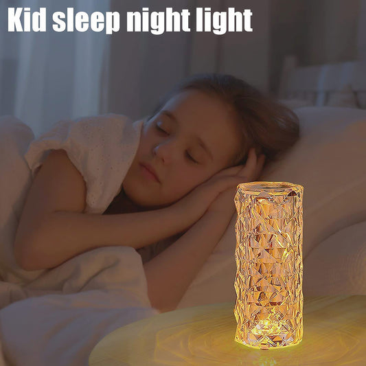 Diamond Crystal LED Table Candle Light – Romantic Battery-Operated Glitter Swirl Candle for Home Decor & Gifting