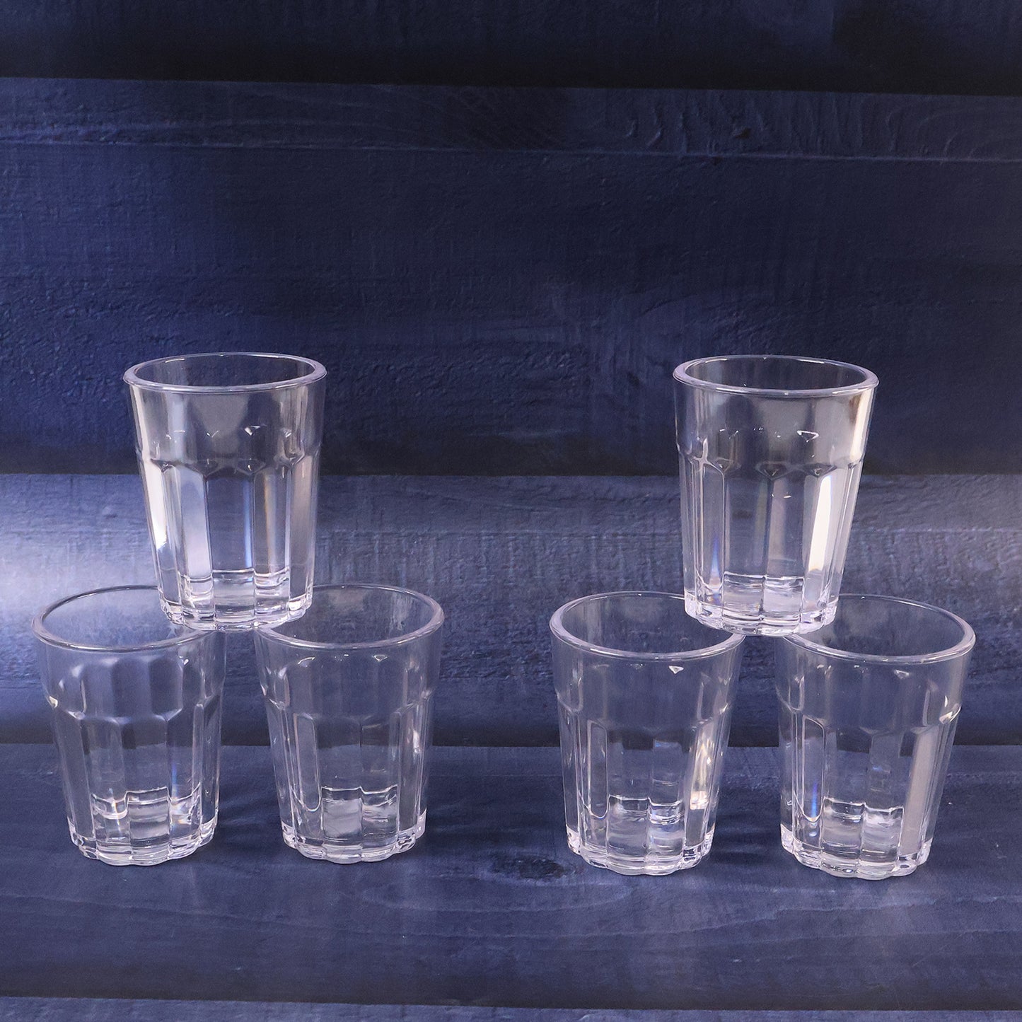 Supermom Traditional Cutting Chai Pyali Set – 70ML Unbreakable Plastic Tea Cups, 6-Piece Reusable Street-Style Chai Glasses