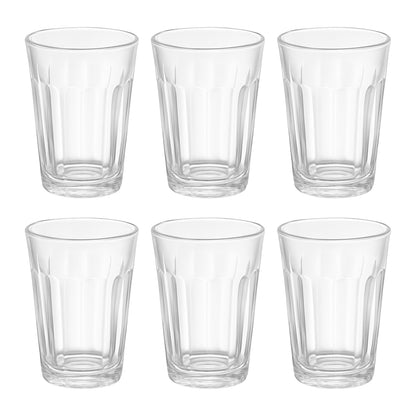 Supermom Traditional Cutting Chai Pyali Set – 70ML Unbreakable Plastic Tea Cups, 6-Piece Reusable Street-Style Chai Glasses