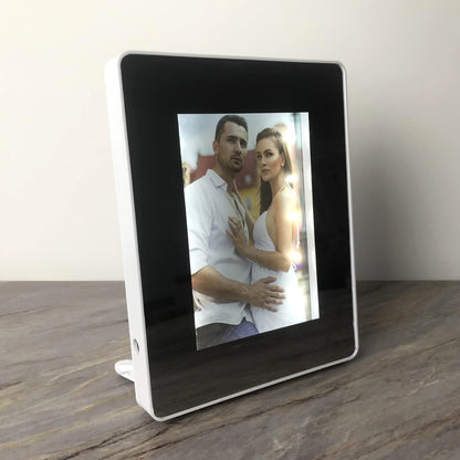 LED Magic Mirror with Hidden Photo Frame – USB-Powered Light-Up Vanity Mirror for Gifting & Home Décor