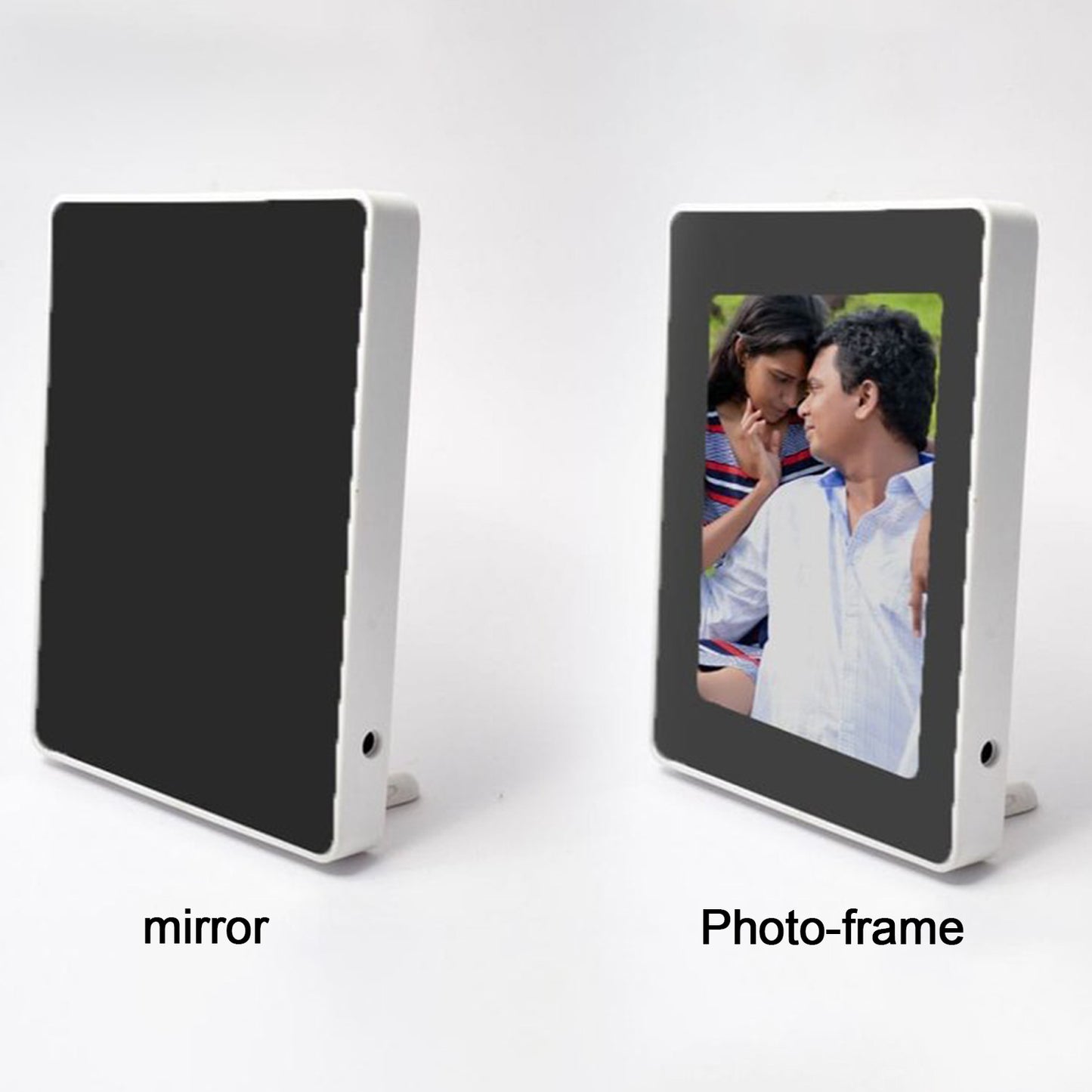 LED Magic Mirror with Hidden Photo Frame – USB-Powered Light-Up Vanity Mirror for Gifting & Home Décor