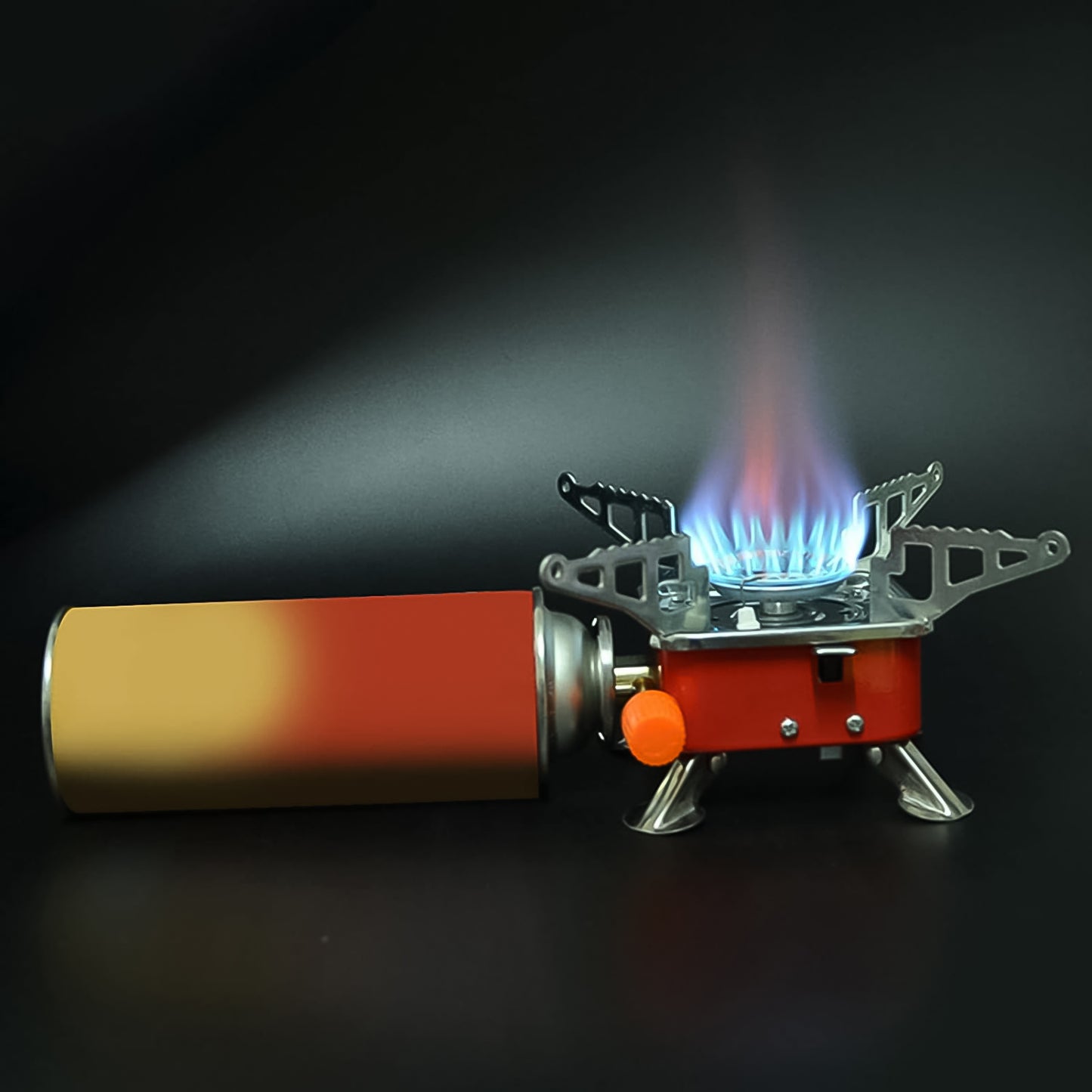 Mini Portable Camping Stove (2800W) – Foldable, Windproof Gas Burner for Travel, Hiking & Outdoor Cooking