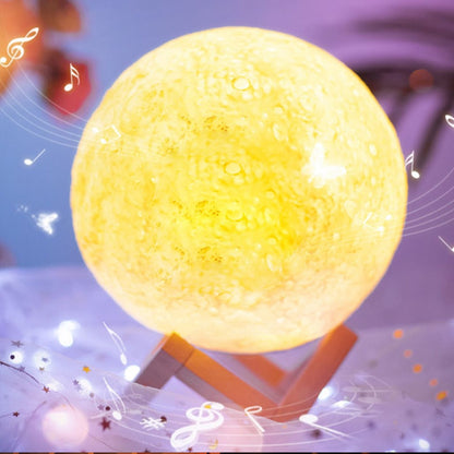 3D Rechargeable Moon Lamp with Touch Control – Adjustable Brightness for Bedroom, Home Décor & Gifting