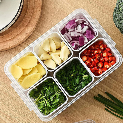 Fridge & Freezer Storage Box – 1 Pc | BPA-Free Kitchen Organizer for Vegetables, Fruits & More