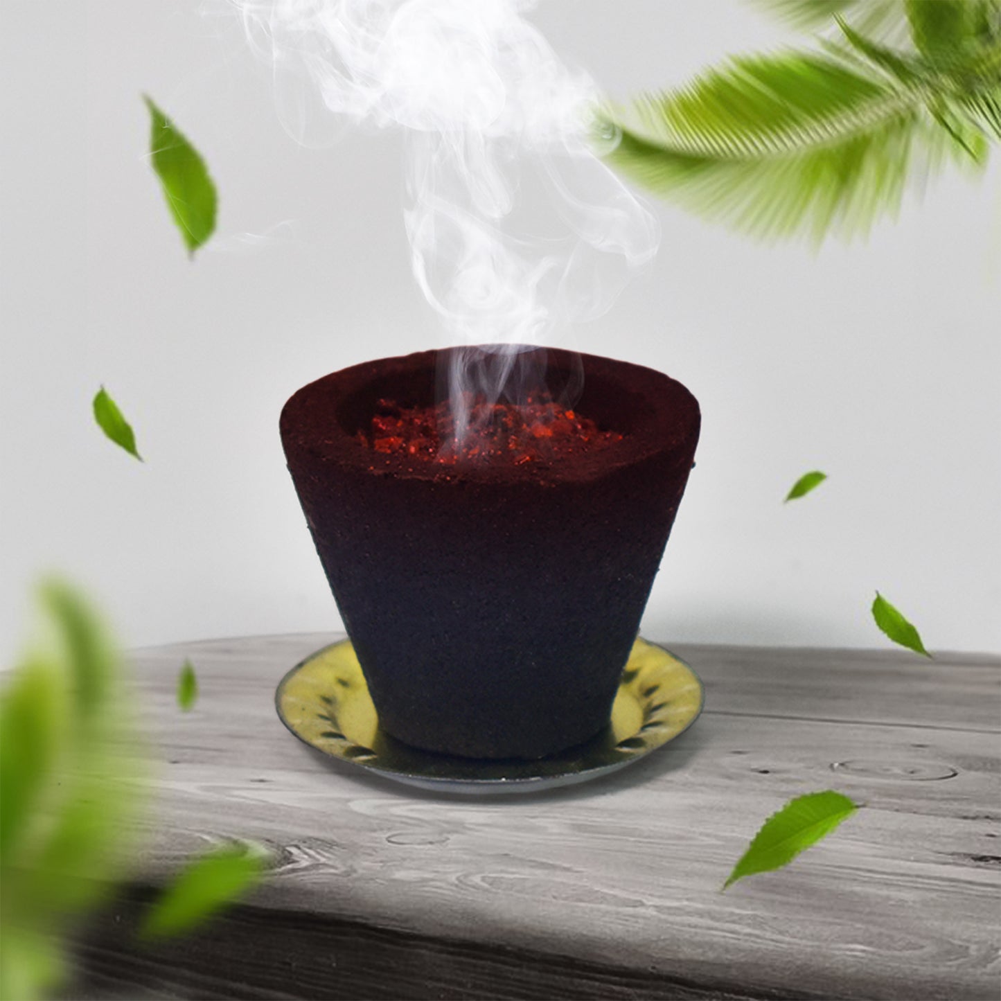 Premium Gugal Sambrani Havan Cups (Set of 12) | Aromatic Dhoop for Pooja, Positivity & Purification