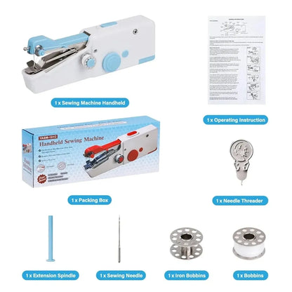 Mini Handheld Sewing Machine – Cordless & Portable Stapler-Style Stitcher for Quick Repairs