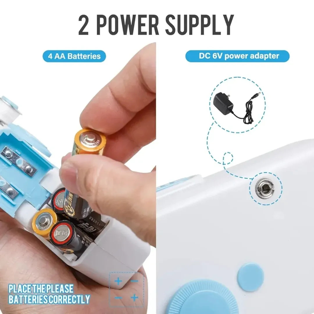 Mini Handheld Sewing Machine – Cordless & Portable Stapler-Style Stitcher for Quick Repairs
