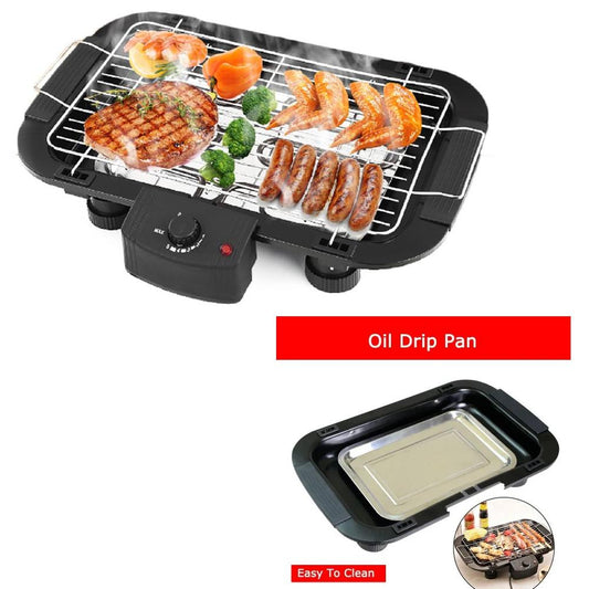2000W Smokeless Electric Indoor Barbecue Grill | Infrared Heating | Low-Oil, Low-Smoke Cooking for Home Use