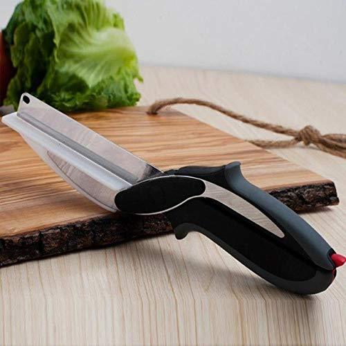 4-in-1 Stainless Steel Clever Cutter | Kitchen Chopper, Slicer, Peeler & Bottle Opener