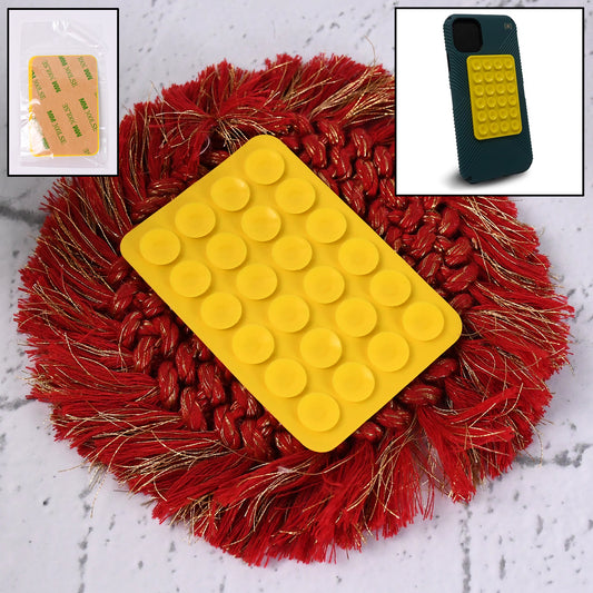 Suction Phone Case Holder Mount – Hands-Free Silicone Stand for Selfies, Videos & More (1 Pc / Mix Color)