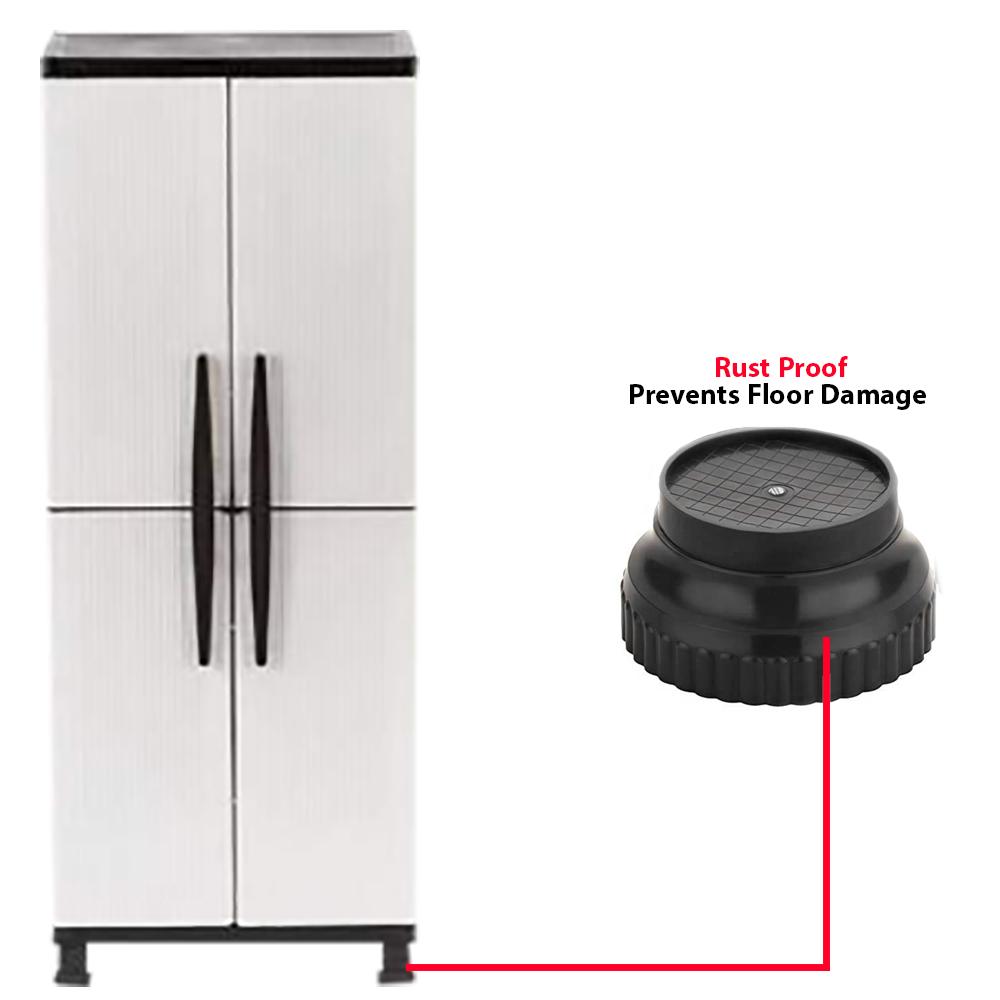 Unbreakable 4 Pc Furniture Legs Set – Rust-Proof Plastic Base for Bed, Almirah, Sofa & More