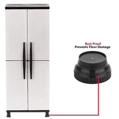 Unbreakable 4 Pc Furniture Legs Set – Rust-Proof Plastic Base for Bed, Almirah, Sofa & More