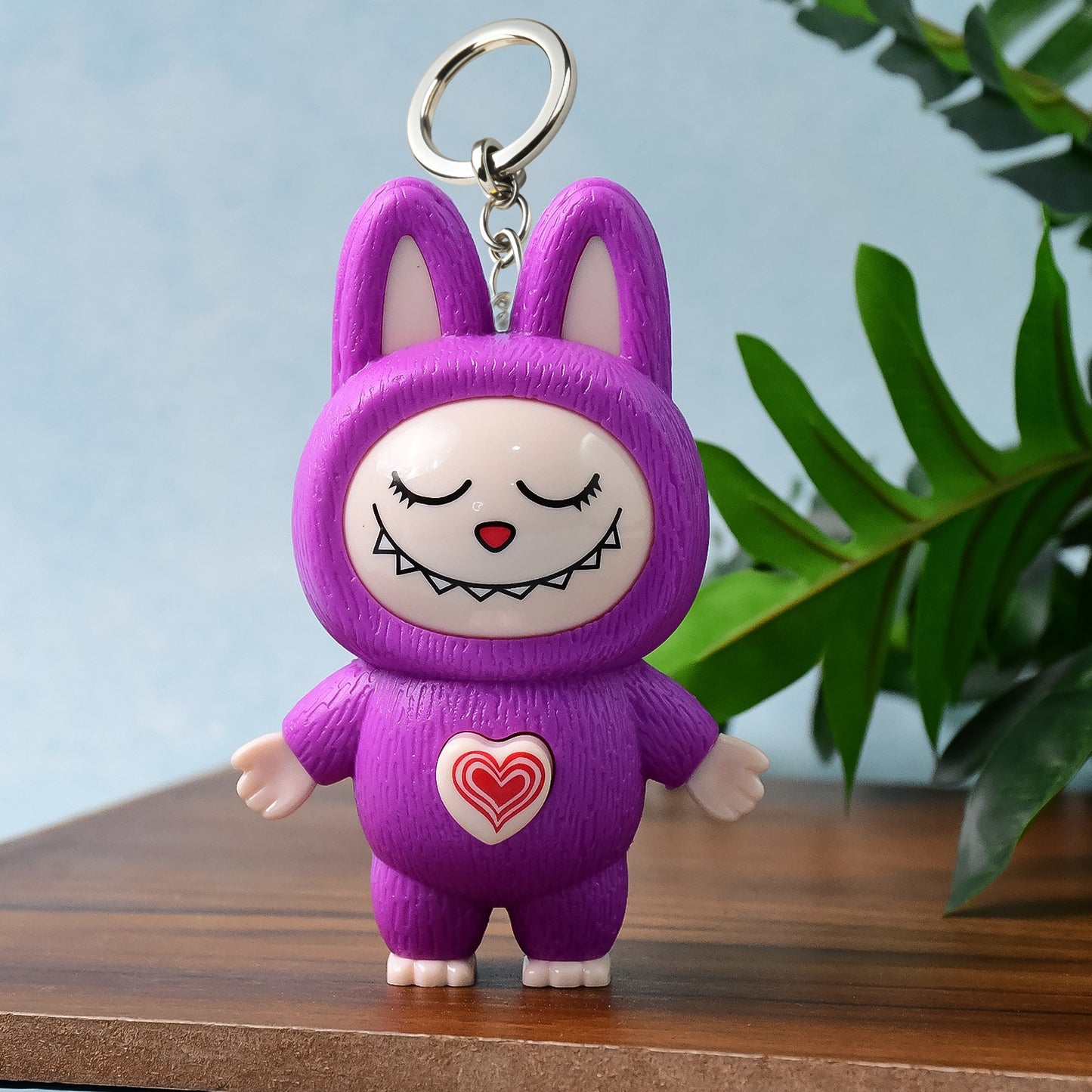 Face Changing Cartoon Character Keychain – Fun Expression Changing Doll Toy for Keys & Accessories (1 Pc)