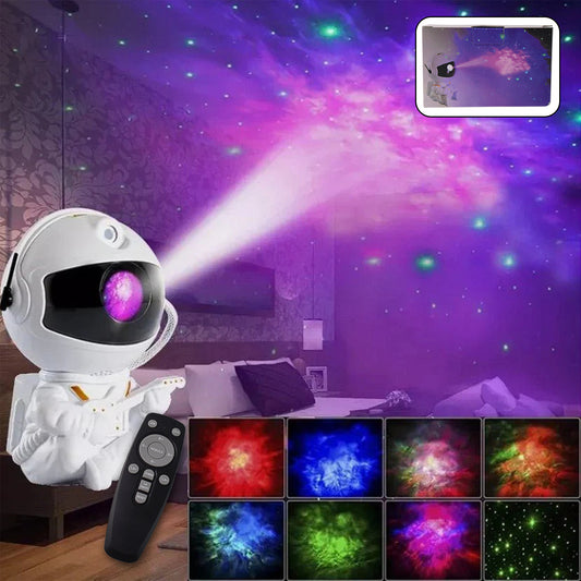 Astronaut Galaxy Projector Night Lamp with Remote – Starry Sky & Nebula Light for Bedroom, Parties & Home Décor