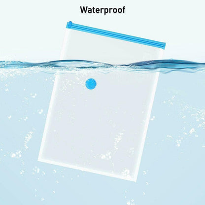 5-Piece Vacuum Storage Bag Set with Suction Pump & Shirt Clips | Space-Saver Compression Bags for Clothes, Blankets, Travel & Home