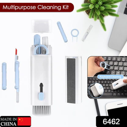 7-in-1 Electronic Cleaning Kit | Screen, Keyboard & AirPods Cleaner Set with Brush, AirPod Cleaning Pen, Keycap Puller & Spray Bottle | Multi-Purpose Gadget Cleaning Tool