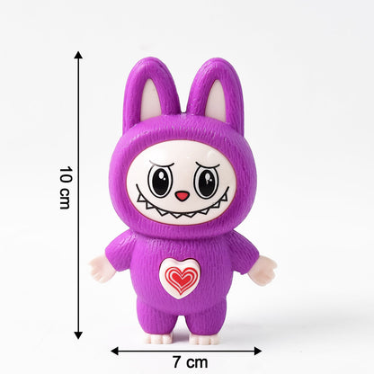 Face Changing Cartoon Character Keychain – Fun Expression Changing Doll Toy for Keys & Accessories (1 Pc)