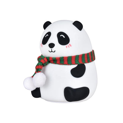 Panda 7-Color LED Silicone Touch Lamp – Rechargeable Night Light for Kids’ Room & Soft Glow Decor