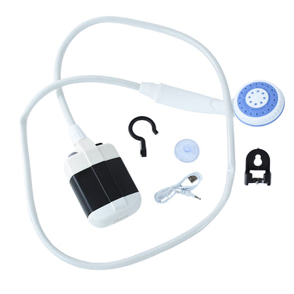 Portable Outdoor Shower Kit – USB Rechargeable Water Pump with Hose & Shower Head for Camping, Travel, Garden & Emergency Use (1 Set)