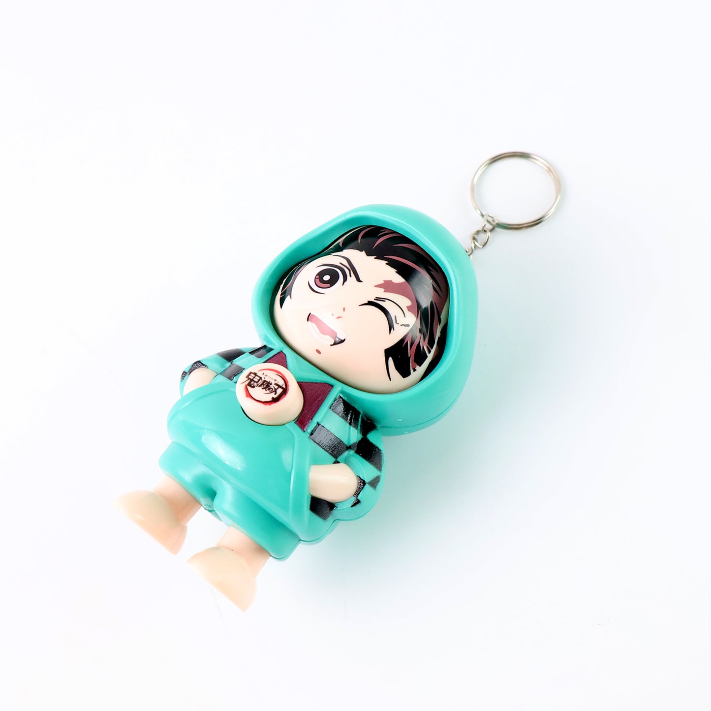 Cartoon Character Cute Action Figure Keychain – Mini PVC Toy with Mixed Expressions, Backpack & Bag Accessory (1 Pc, Assorted Design)