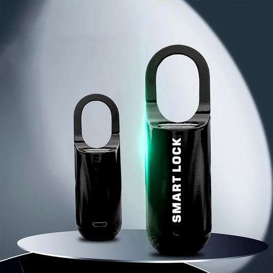 Smart Fingerprint Padlock – USB Rechargeable Keyless Biometric Thumbprint Lock for Locker, Gym, School, Backpack & Suitcase