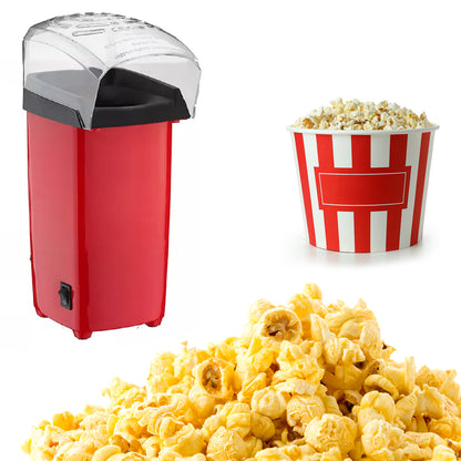 Electric Popper Maker Machine – Oil-Free Hot Air Popcorn Maker, Healthy Snack Machine for Home, Bar, Coffee Shop, and KTV