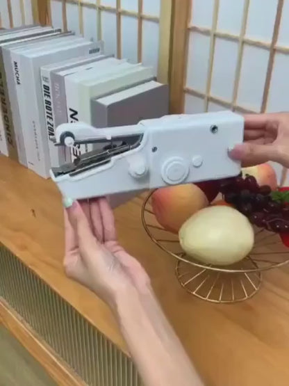 Mini Handheld Sewing Machine – Cordless & Portable Stapler-Style Stitcher for Quick Repairs