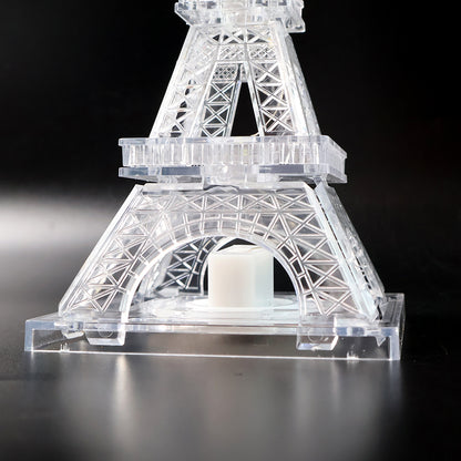 LED Eiffel Tower Decorative Night Light – DIY Crystal Multicolor Lamp for Bedroom, Living Room, Parties & Gifting (1 Pc)